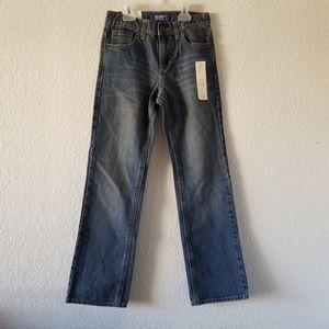 NWT Old Navy, boys boot cut jean sz 10 slim
